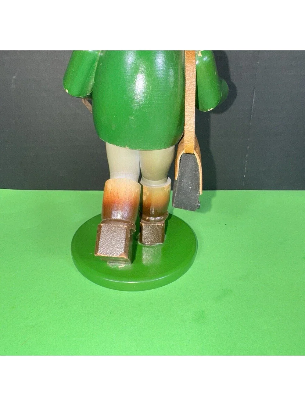 Vintage Steinbach Volkskunst Smoker Figurine Hunter West Germany 9.5” Wood